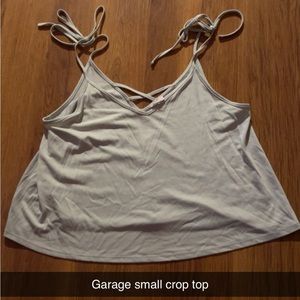 Cross cross crop top